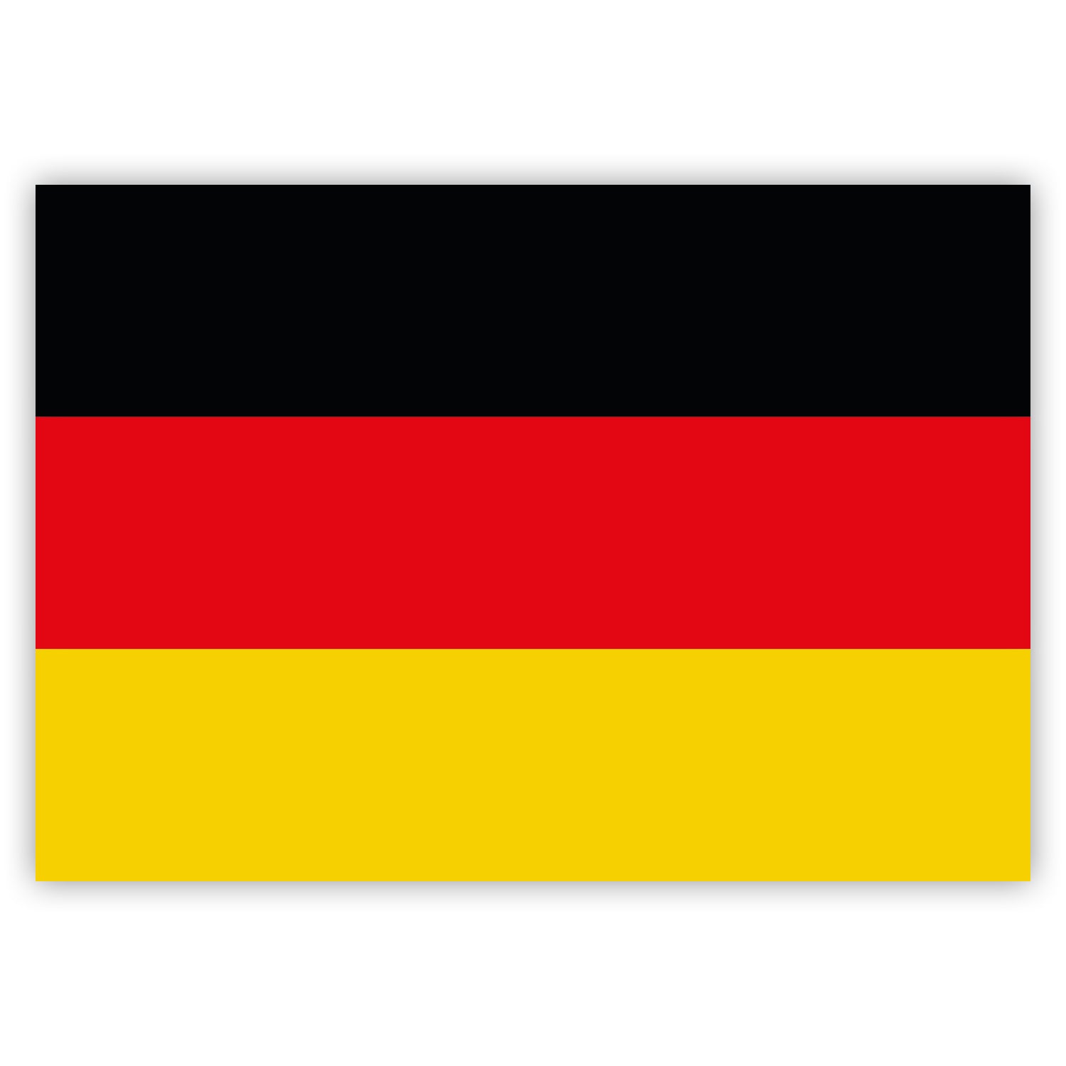Aufkleber Deutschland Flagge, Sticker Country flags