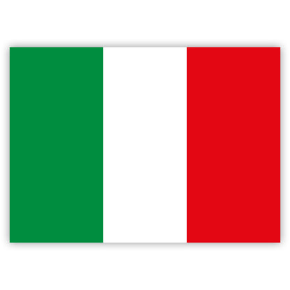 Italian Flag Stickers by Gobrecht & Ulrich